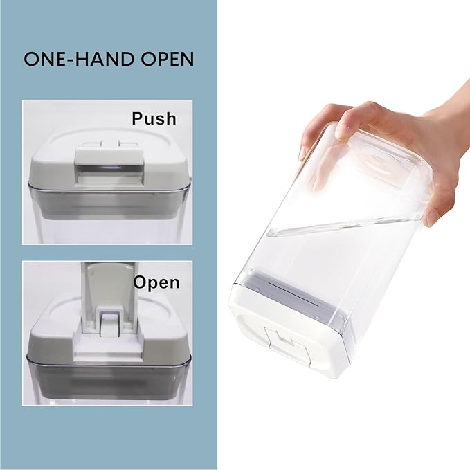 Airtight Container Food Storage Containers Kitchen Pantry Storage Containers for Snacks Candy Salt Herbs Spices (3)