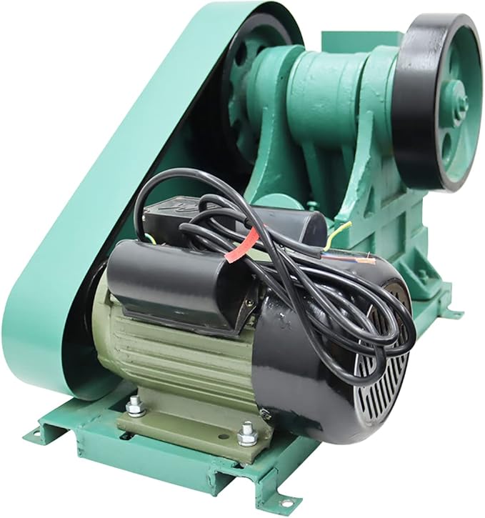 Mini Jaw Crusher Rock Crusher Stone Crusher Machine Jaw Crushing Machine Electric Sahtter Grinder for Coal Iron Ore 220v 1.5kw