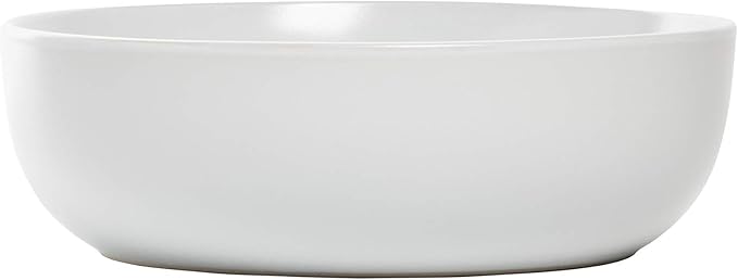 10 Strawberry Street Wazee Matte Coupe Dinnerware Pack of 16, White