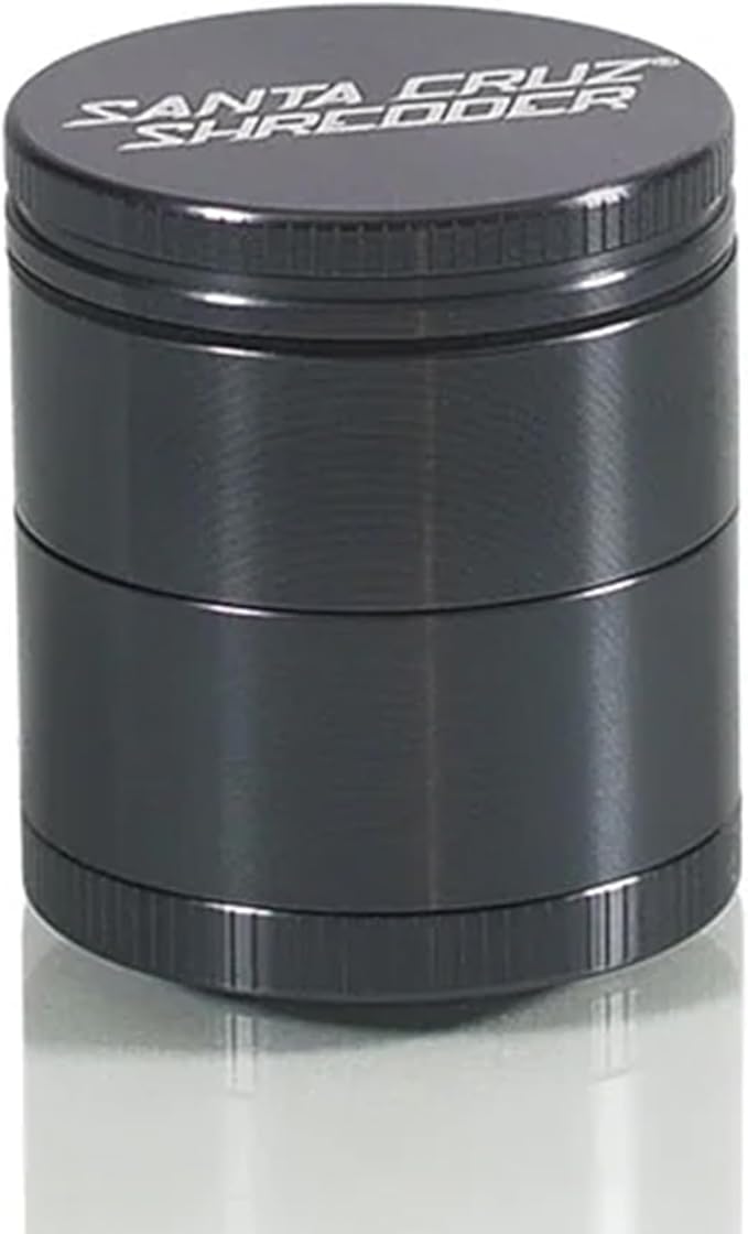 Santa Cruz Shredder Metal Spice Grinder Made in USA (Small (1.7 Inch), Grey)