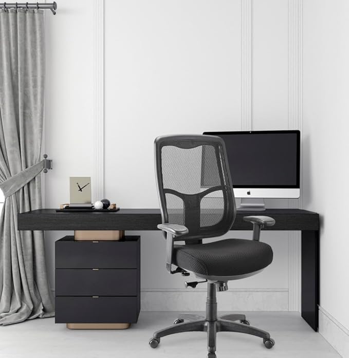 Tempur-Pedic TP944 Adjustable Task Office Desk Chair, Black
