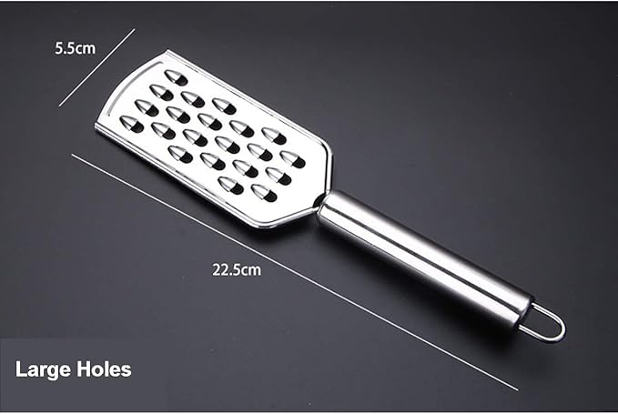 Handheld Cheese Grater, Cheese Zester Stainless Steel, Lemon Zesters, Kitchen Vegetable Peeler, Food Zesters Grater Slicer for Ginger Garlic Chocolate Fruits, Zester Graters with Handle