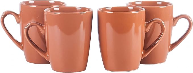 Color Wave Stoneware 16pc Dinnerware Set, Honey Milk