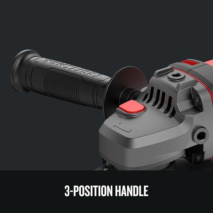 CRAFTSMAN V20 Cordless Angle Grinder Tool Kit, 4-1/2 inch, Battery and Charger Included (CMCG400M1)