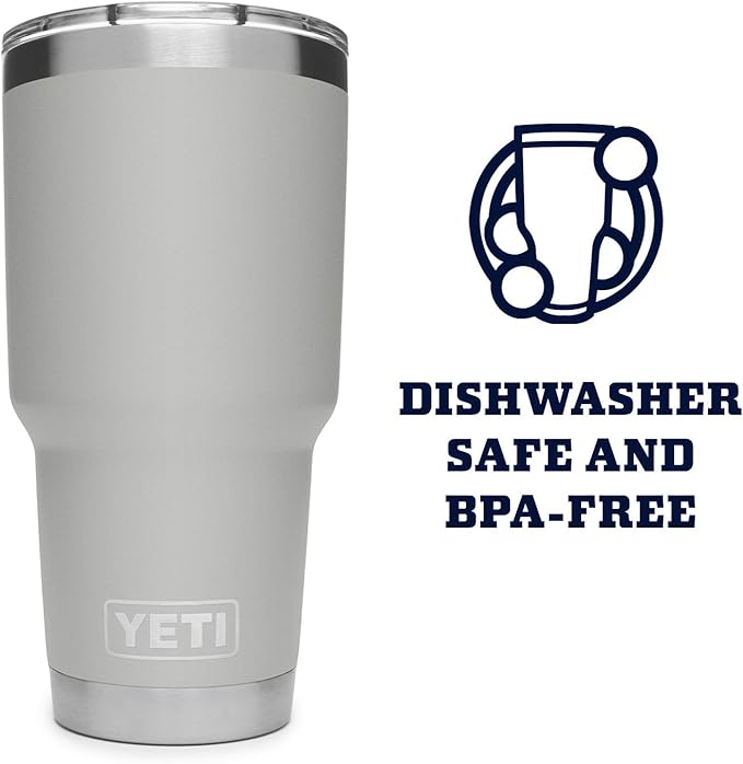 YETI Rambler 30 oz Stainless Steel Vacuum Insulated Tumbler w/MagSlider Lid