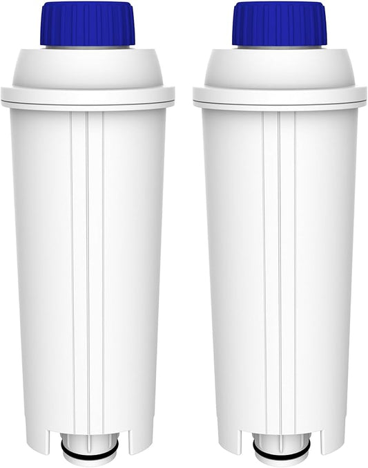 Waterdrop Coffee Water Filter, Replacement for De'Longhi® Filter, DLS C002 De'Longhi® Water Filter, ECAM/ETAM/EPAM Series, EC680/5, TÜV SÜD Certified (2 Packs）