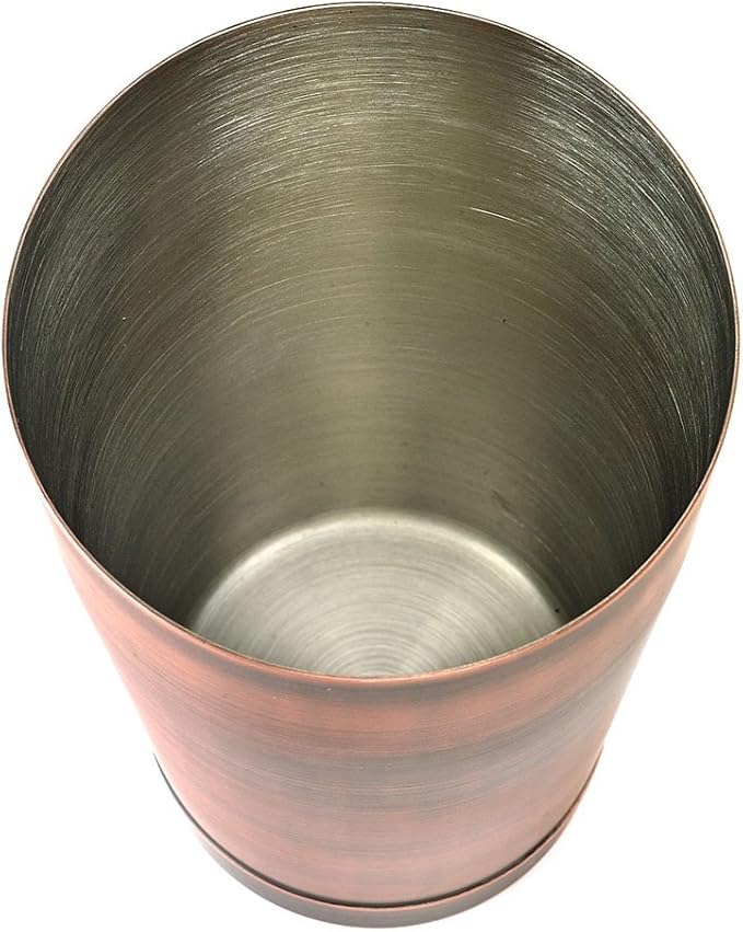 Barfly Cocktail Tin, Small 18 oz (532 ml), Antique Copper