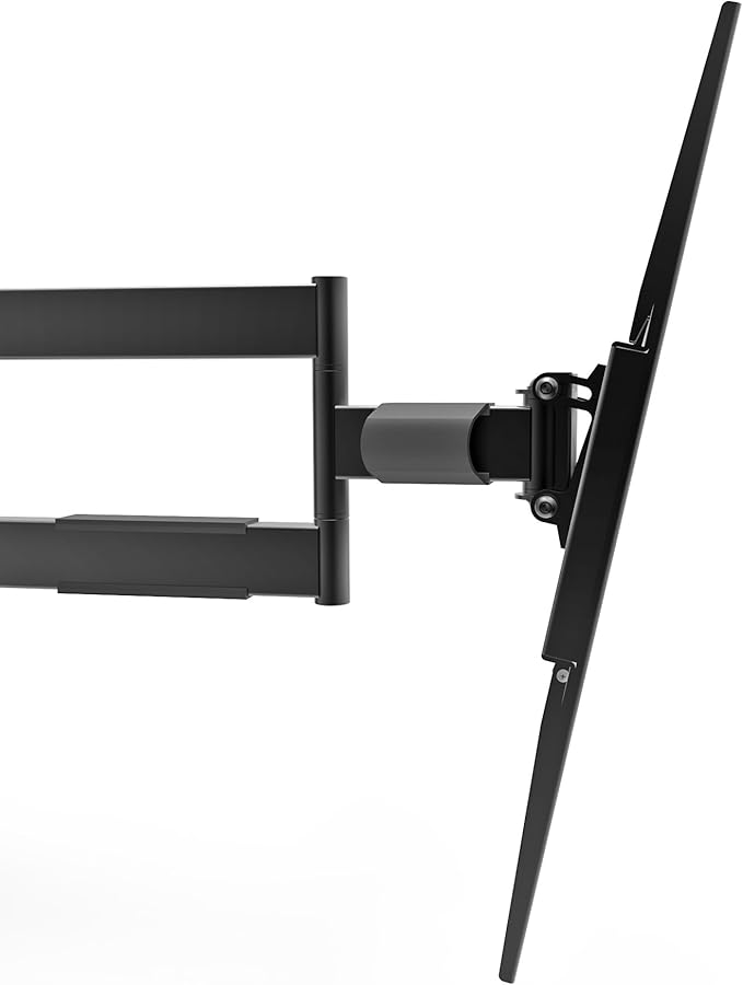 Kanto R500 Recessed In-Wall Full Motion Articulating TV Mount for 46-inch to 80-inch TVs | Ultra Low Profile | Swivel and Tilt Capable | Cable Management for Clean Setup