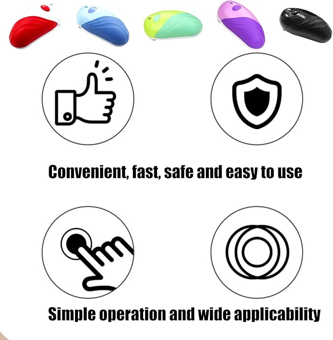 Automatic Can Opener for Jar Opening Portable Rechargeable Electric Bottle Lid Opener for Homes Kitchen Use