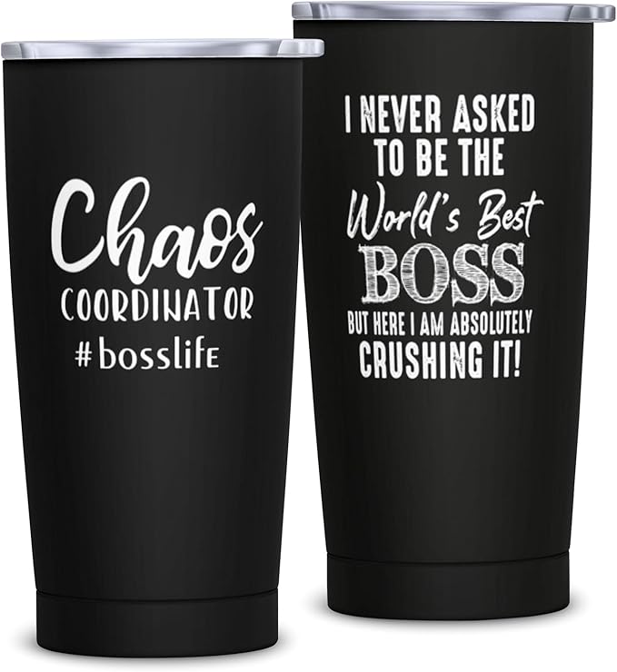 Best Boss Gifts for Men, Bosses Christmas Gifts for Men, Unique Birthday Gift for Boss Male, Male Bosses Day Gift Ideas 20oz Tumbler