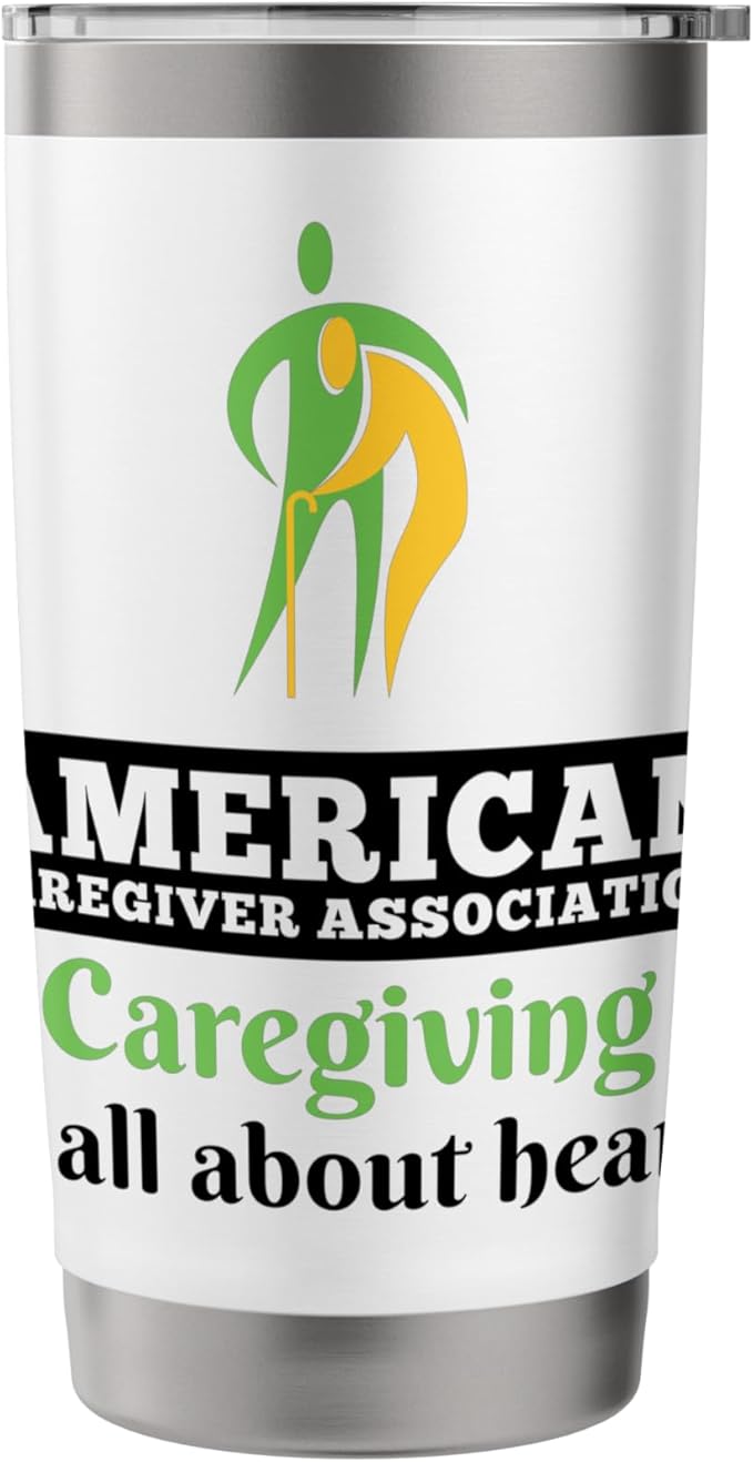 Caregiving Is All About Heart (Official ACA Merch) Stainless Steel Insulated Tumbler