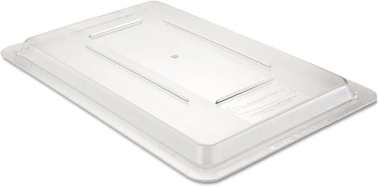 Rubbermaid Commercial Products Food Storage Box Lid for 2, 3.5, and 5 Gallon Sizes, Clear