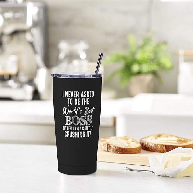 Best Boss Gifts for Men, Bosses Christmas Gifts for Men, Unique Birthday Gift for Boss Male, Male Bosses Day Gift Ideas 20oz Tumbler