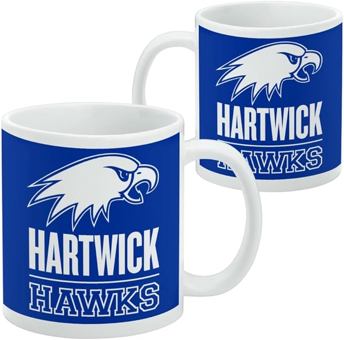 Hartwick College Primary Logo Ceramic Coffee Mug, Novelty Gift Mugs for Coffee, Tea and Hot Drinks, 11oz, White