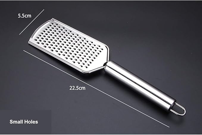 Handheld Cheese Grater, Cheese Zester Stainless Steel, Lemon Zesters, Kitchen Vegetable Peeler, Food Zesters Grater Slicer for Ginger Garlic Chocolate Fruits, Zester Graters with Handle