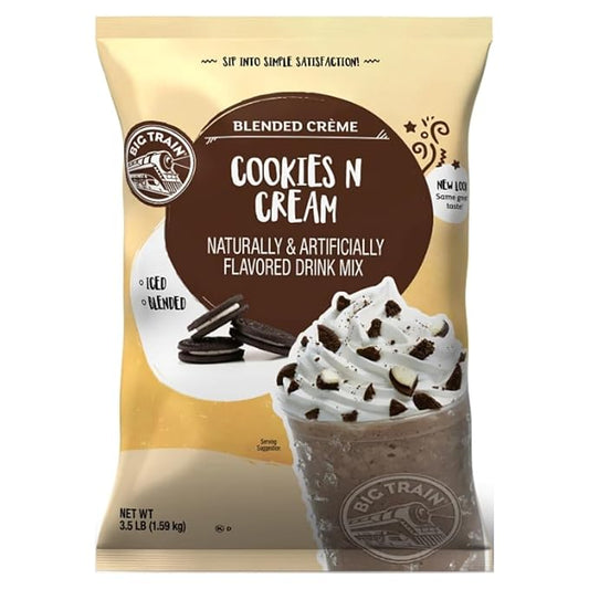 Big Train Cookies N Cream Blended Crème Beverage Mix, 3.5 Pound (Pack of 1)