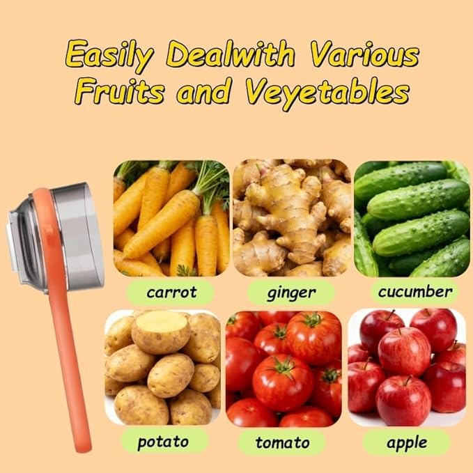 Fruit and Vegetable Peeler with Storage Box,Peeler with Container, Vegetable Peeler with Catcher, Easy to Clean Double-Sided Stainless Steel Multi-Function Peelers for Home Kitchen, Veggie (Green)