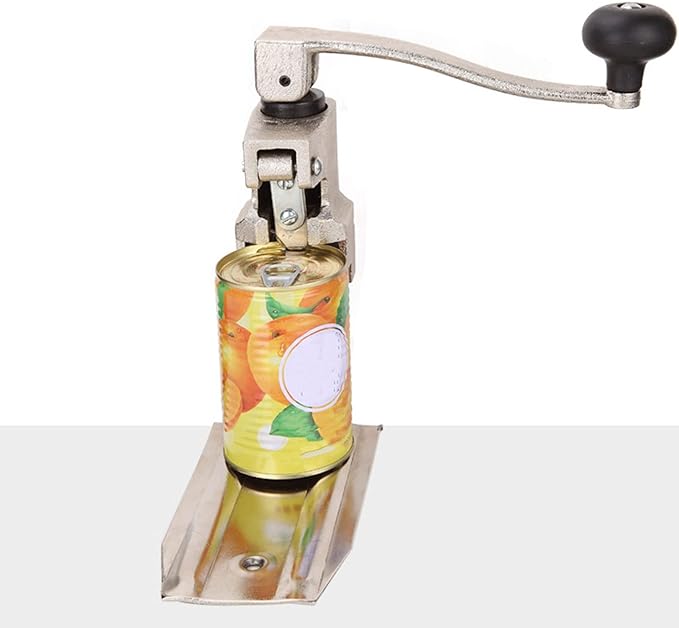 Can Opener Industrial Can Opener, Heavy Duty Commercial Can Opener Tabletop Manual Can Opener with Table Bench Clamp for Kitchen Restaurant Hotel Bar, 17.5