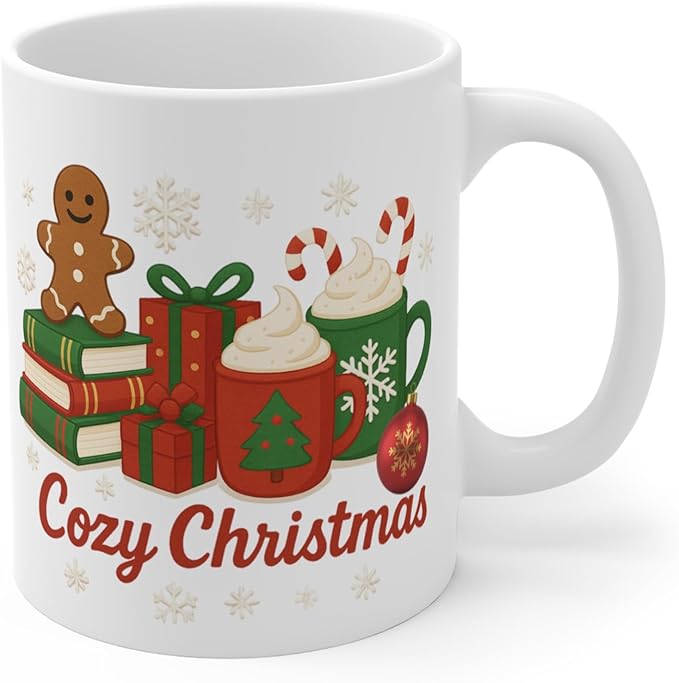 Christmas Party Mug Decor, Christmas Coffee Mug, Gift for Friends Coworker, Stocking Stuffers