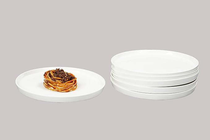 Bone China Cone Shape, Elegance White Pate 10.5", Case of 6