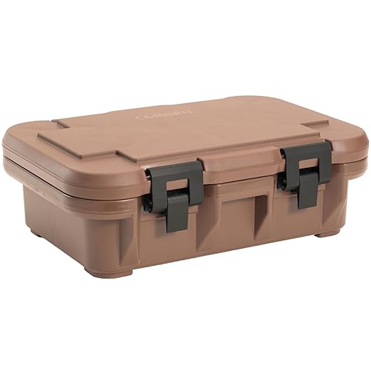 Cambro Insulated Food Pan Carrier - 4 Inch Deep Hotbox and Food Warmer for Catering & Transport - Top Load S-Series (Beige)