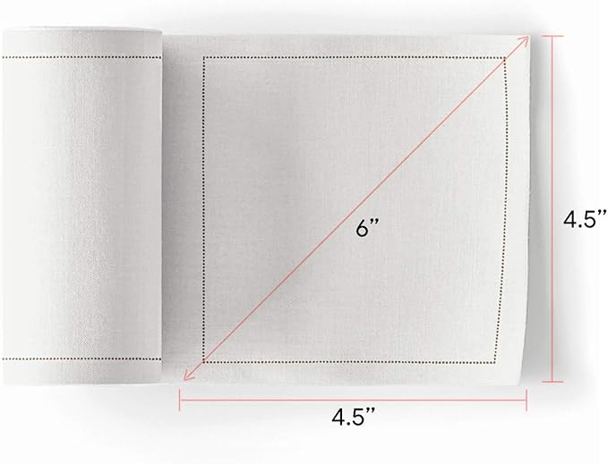 Linen Cocktail Napkin - 4.3 x 4.3 in - 50 units per roll - Intense Grey