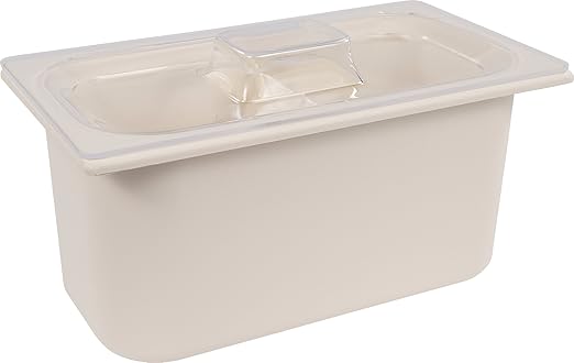 Carlisle FoodService Products CM112707 Coldmaster Acrylic Third Size Lid, 12.72" Length x 6.90" Width x 1/8" Height, Clear (Case of 2)