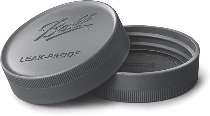 Ball Mason Jar Leak-Proof Lids, Wide Mouth, 6 CT (Pack of 6)