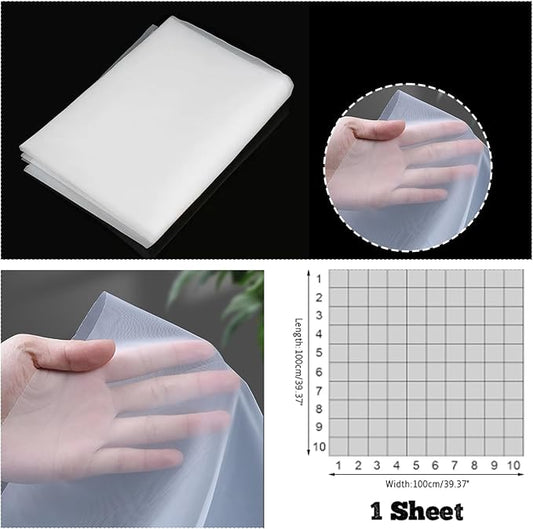 39.37"X39.37" Nylon Mesh Fabric, Fine Filter Cloth, 100 200 300 400 Mesh, Reusable Strainer Cloth for Milk, Juice, Paint (200 mesh)