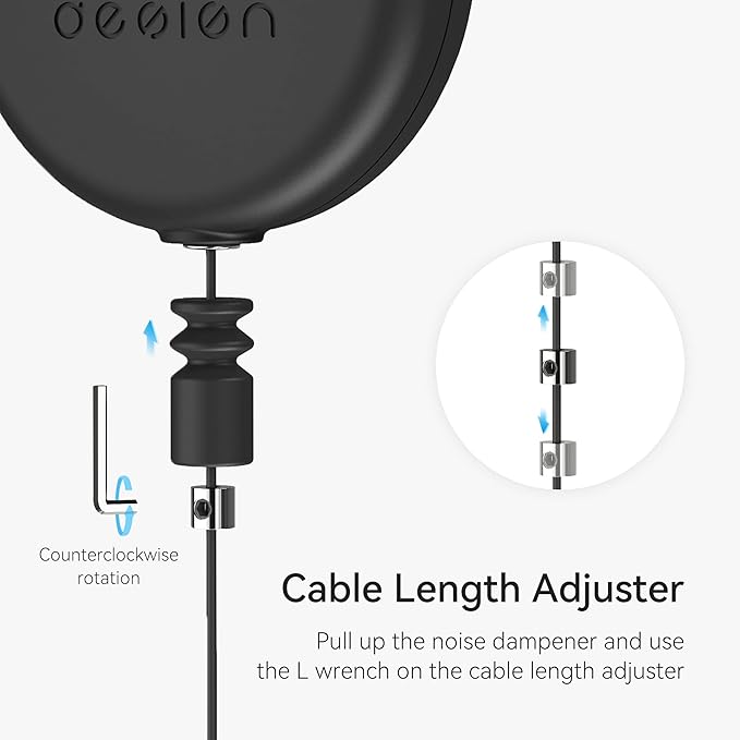 KIWI design VR Cable Management, 6 Packs VR Pulley System Compatible with Quest 3S/3/2/1/Pico/PSVR/PSVR2