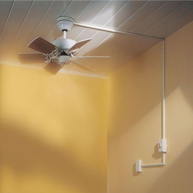 legrand WIREMOLD Metal Raceway, Extending Power, On-Wall, Inside Elbow, White, BWH7 (Pack of 3)