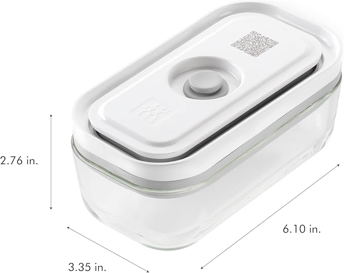 ZWILLING Fresh & Save 3-pc Glass Food Storage Container, Meal Prep Container- Assorted Sizes