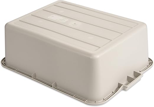 Carlisle FoodService Products 4401123 Comfort Curve Bus/Utility Box, 20" x 15" x 7", Gray (Pack of 12)