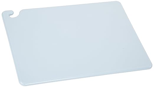 San Jamar CB182412BL Cut-N-Carry Cutting Board, 18" x 24", Co-Polymer, Blue, NSF