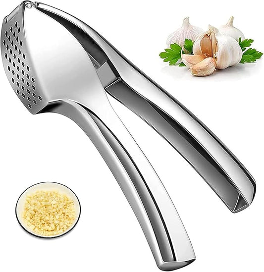 Kitchen Garlic Press - Rust Proof & Dishwasher Safe Garlic Mincer, Durable Garlic Crusher Easy to Clean and Squeeze, Durable Professional Garlic Mincer Garlic Smasher Garlic Crusher