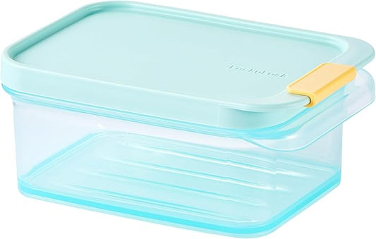 LocknLock HFL101 Freezer Fit Plastic Food Storage Container with Lid for Kitchen, Lunch, Meal Prep, and Leftovers, BPA-Free, Airtight, Leakproof, Microwave, Dishwasher-Safe, 450ml