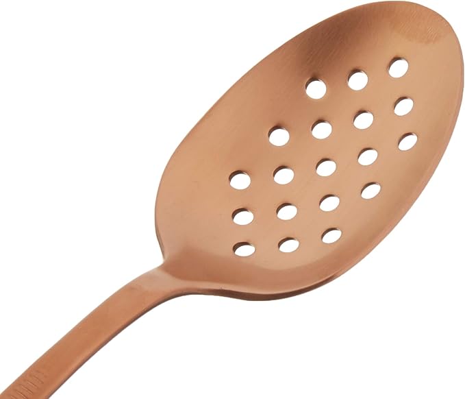 Mercer Culinary 18-8 Stainless Steel Plating Spoon, 7-7/8 Inch, Rose Gold