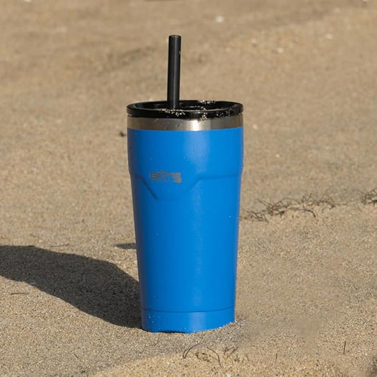 BOTE MagnePod Drinkware Insulated Drink Tumbler includes Lid with Straw Magnetically attaches to Compatible SUPs Kayaks Floats Hangouts 20 oz Multiple Colors