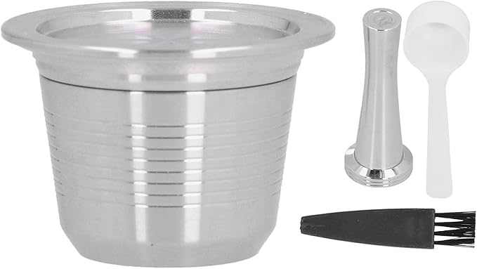 Reusable Coffee Pods, Stainless Steel Refillable Coffee Capsule, Capsule Pod Filter Cup Replacement for Coffee Machines Parts