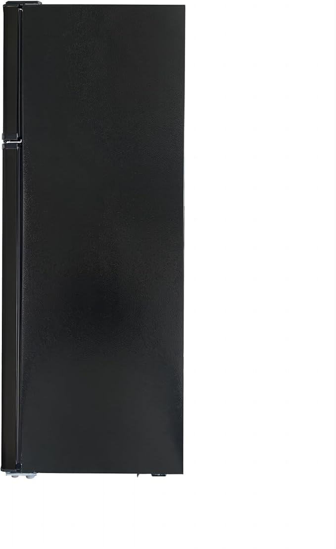 ARCTIC CHEF ACFR741BLACKAMZ6COM Apartment Size-Top Freezer-2 Door Fridge-Adjustable Thermostat Control-Black-7.5 Cubic Feet