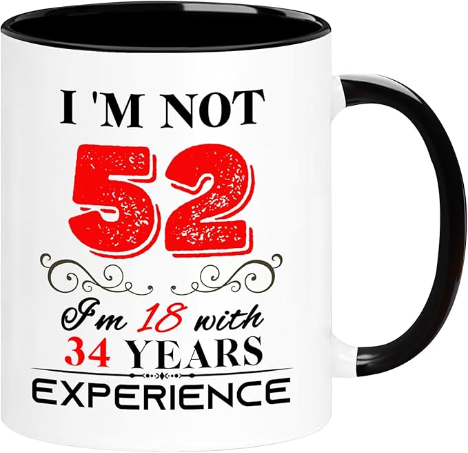1973 52th Birthday Mug for Women Men, Turning 52 Year Old Birthday Gifts for Mom, Dad, Grandma, Grandpa, Wife, Husband, Daughter, Sister, Best Friends, Coworkers, Her, Him, 11oz Coffee Cup