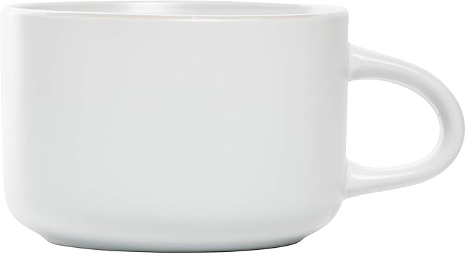 10 Strawberry Street Wazee Matte Coupe Dinnerware Pack of 16, White