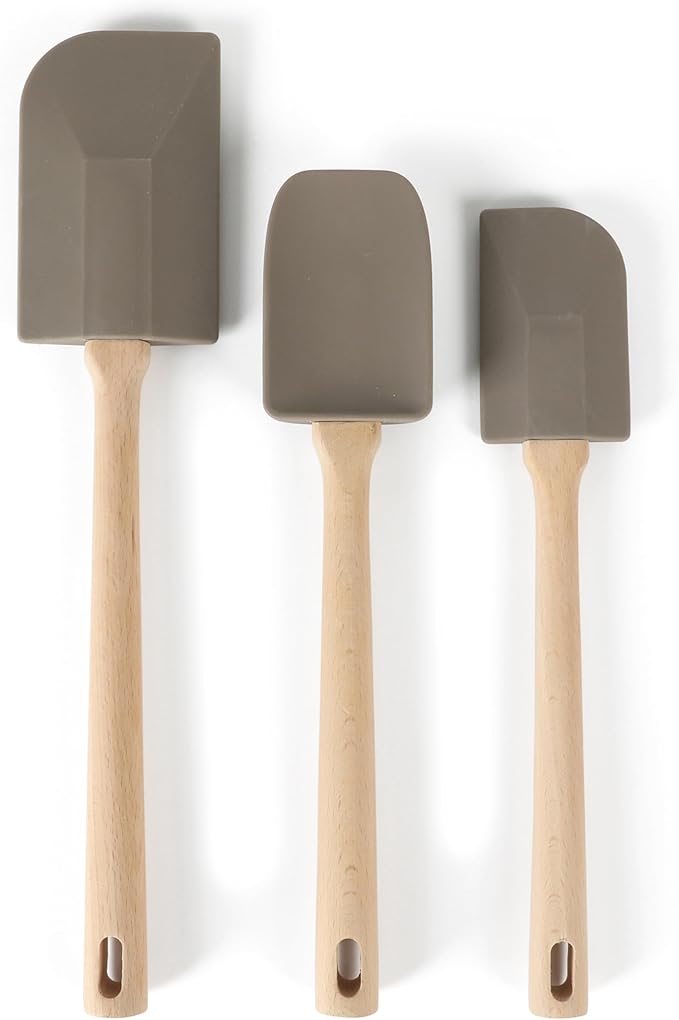 Martha Stewart 10 Piece Tools and Gadget Set W/Ceramic Crock - Linen White w/Grey Tools