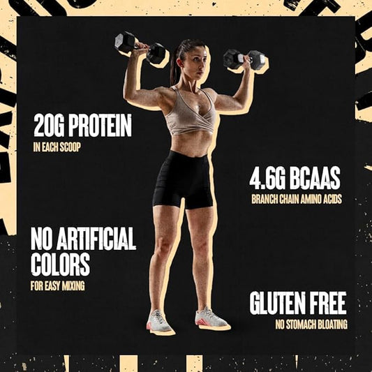 Animal 100% Whey Protein Powder Samples & Shaker Bottle – Real Instant Iced Coffee Whey + 20g of Protein, 120mg of Caffeine Meal Replacement with BCAA – Cold Brew Latte, 3 Single-Serving Packets