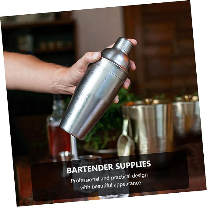 Stainless Steel Cocktail Shaker with Storage Rack Versatile Barware for Home and Bar Parties Includes Mixer Tools for Cocktails Iced Coffee Tea Birthday and Housewarming