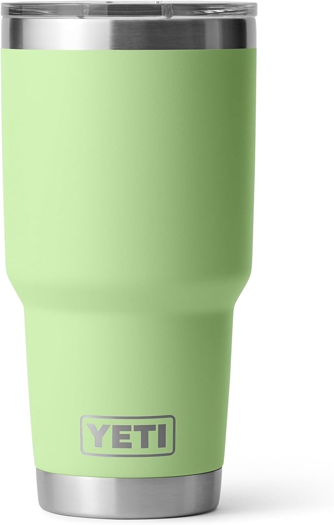 YETI Rambler 30 oz Tumbler, Stainless Steel, Vacuum Insulated with MagSlider Lid, Key Lime