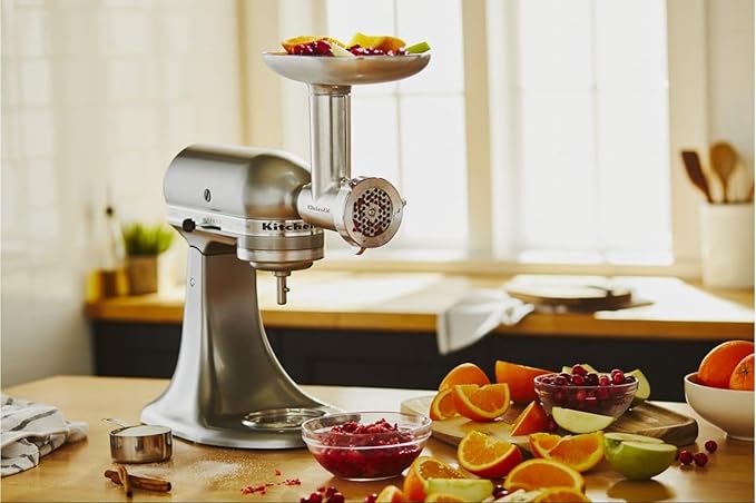 KitchenAid Stand Mixer Attachment, Food Grinder KSMMGA, Metal Food Grinder