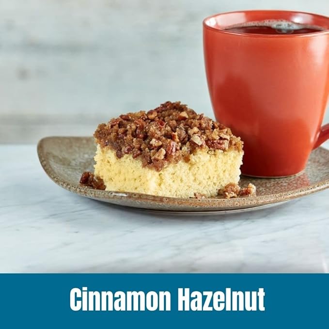 Door County Coffee Cinnamon Hazelnut Flavored Coffee - 10oz Bag - Ground Medium Roast - 100% Arabica