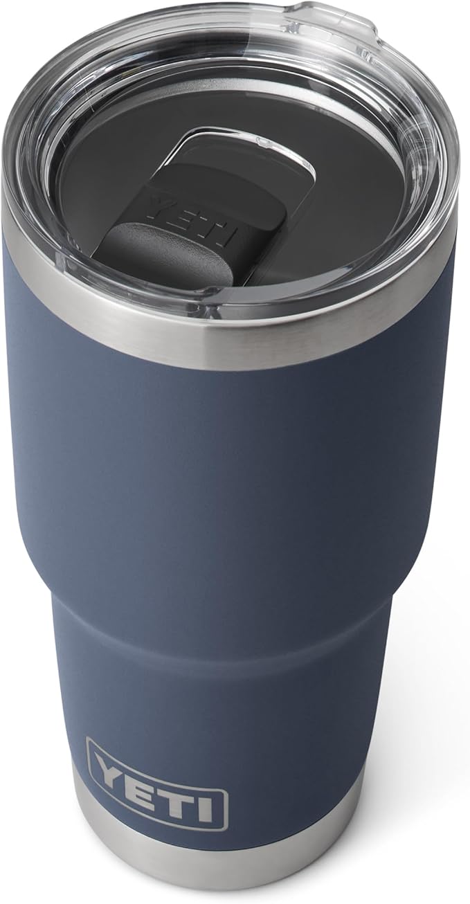 YETI Rambler 30 oz Stainless Steel Vacuum Insulated Tumbler w/MagSlider Lid, Navy