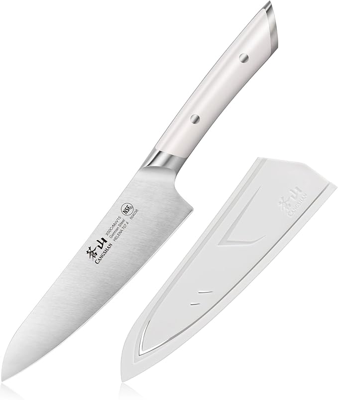Cangshan HELENA Series 5.5-Inch Prep Utility Knife, Forged German Steel (White)